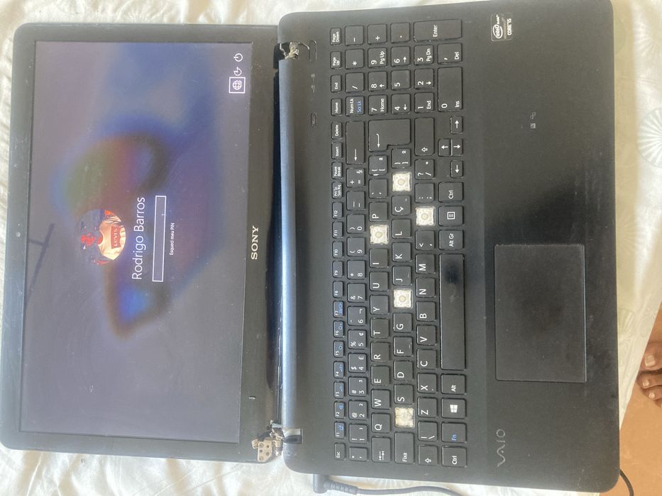 SONY VAIO para peças - Funcionando normalmente