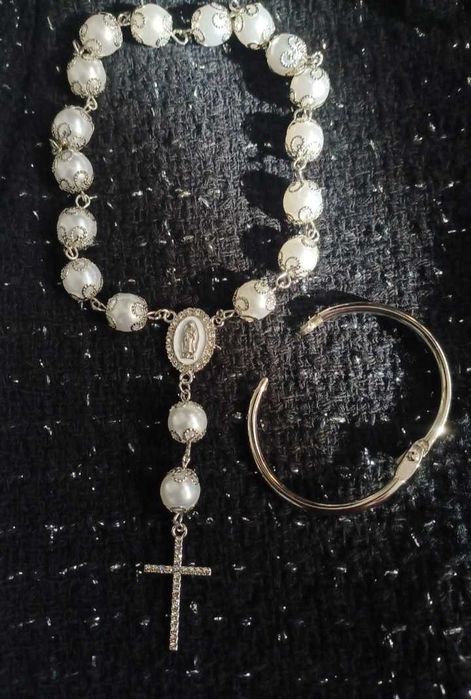 Rozaniec wisiorek z zawieszka do auta glamour