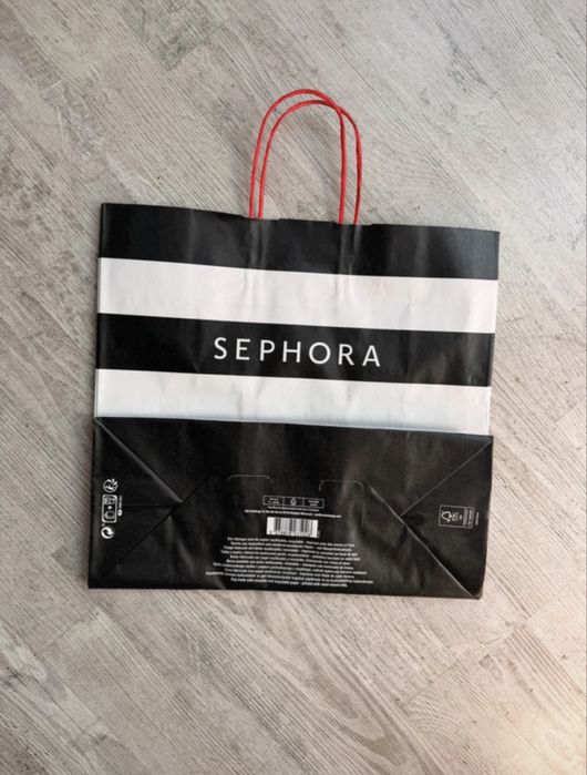 Duża torebka prezentowa Sephora NOWA z czerwonymi uszami opakowanie na prezent nowe