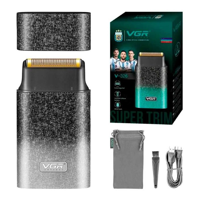 Электробритва шейвер VGR V-326, 4500RPM, LED-дисплей, влагозащита