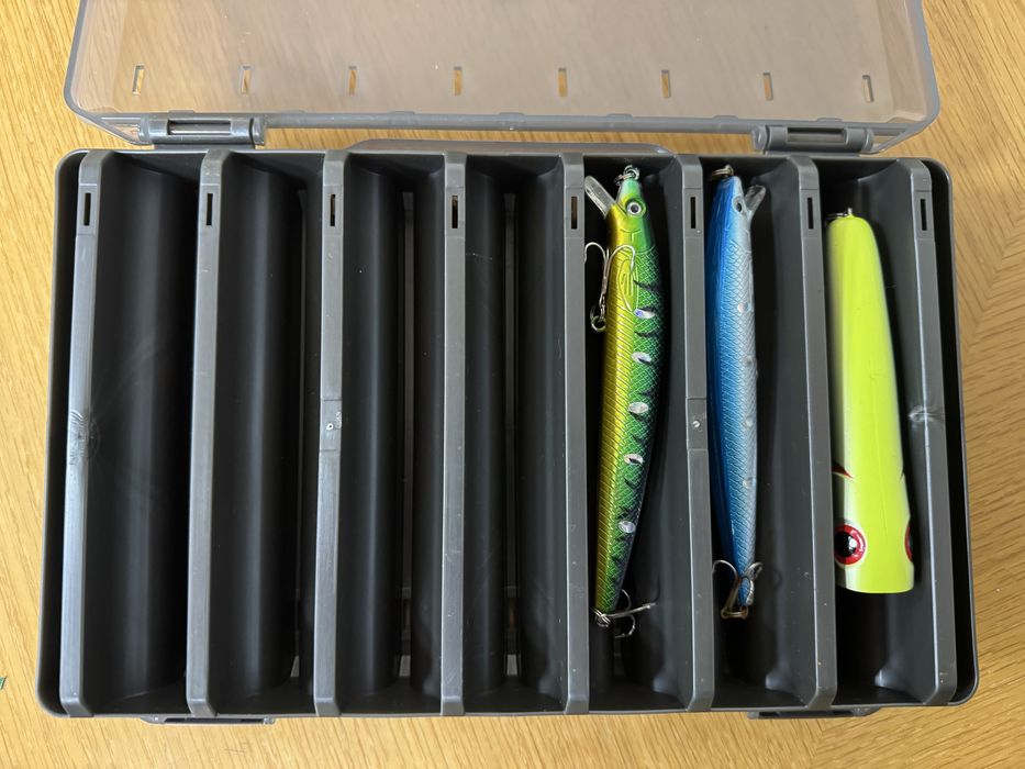 Caixas amostras de pesca