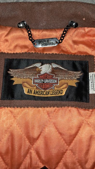 Casaco de couro Harley Davidson vintage