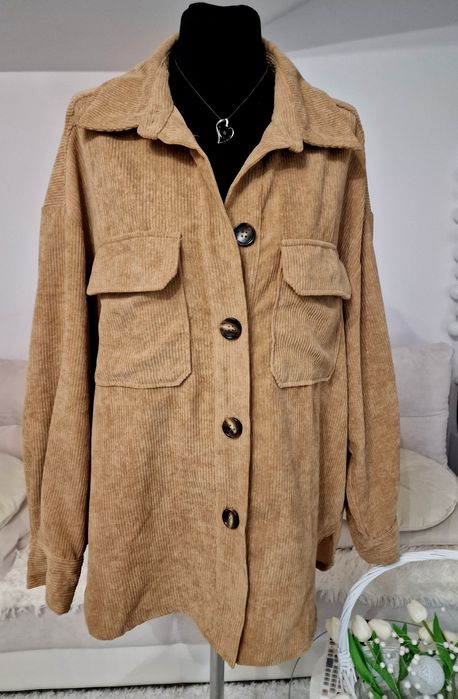 Koszula sztruksowa,camel.