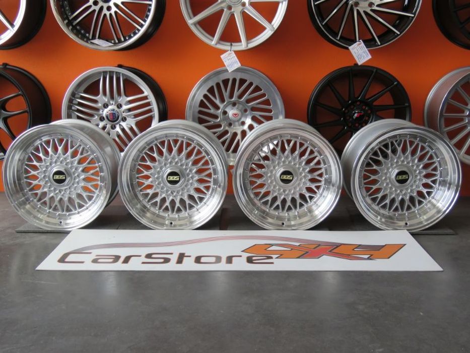 Jantes Look BBS RS 17 x 8.5 et20 + 10 et 15  4x100 / 114.3