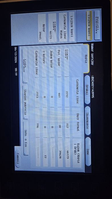 Drukarka konica minolta c224e