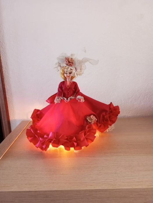 Decoração Boneca Iluminação Vintage