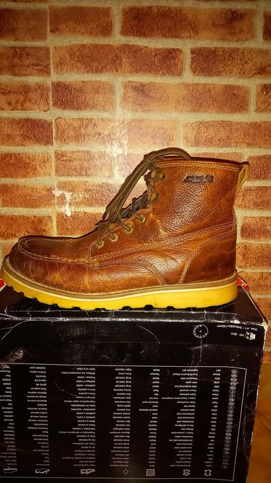 Botas de couro AM 44 castanha