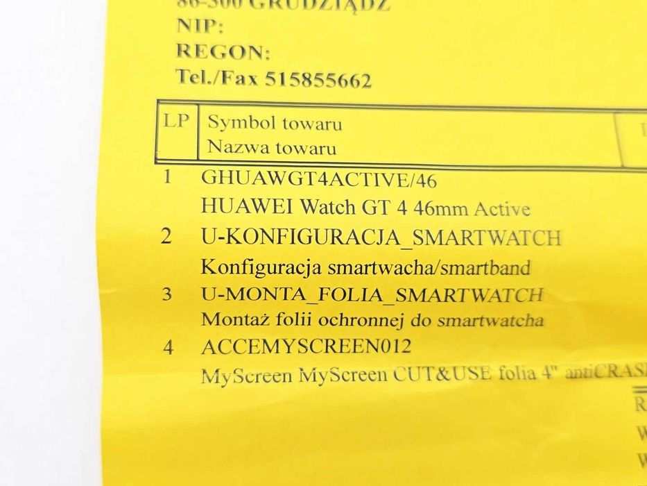 Smartwatch Huawei Watch GT 4 46MM Na Gwarancji!