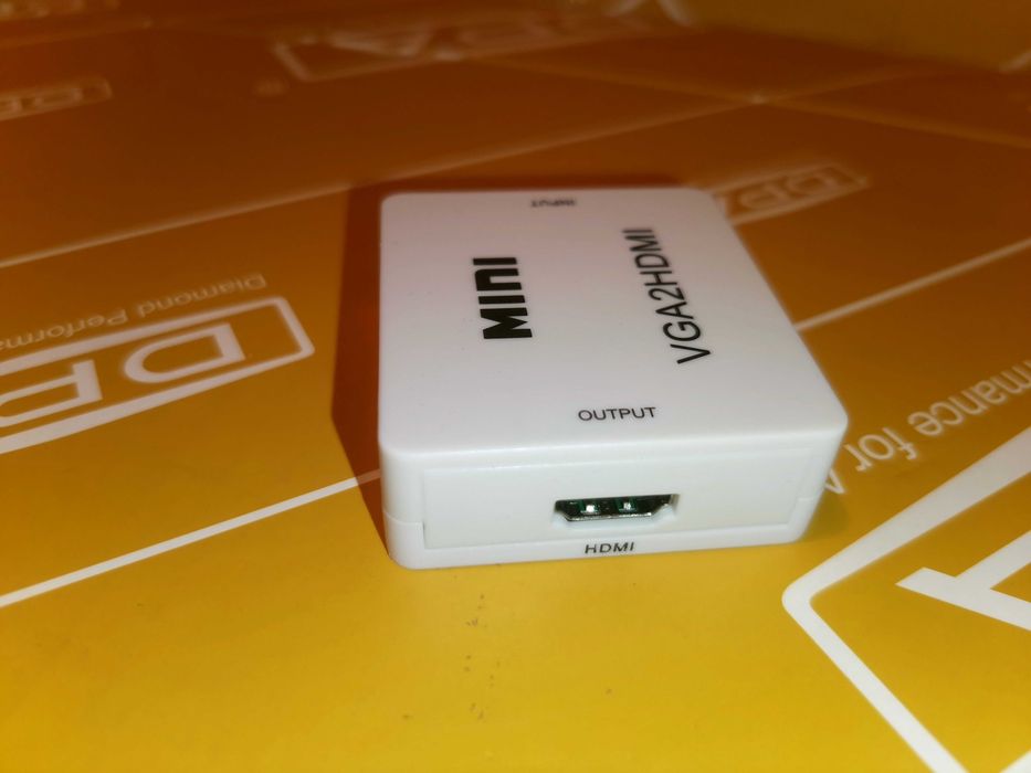Преобразователь VGA в HDMI сигнал Видео конвертер VGA-HDMI+AUX 3.5мм