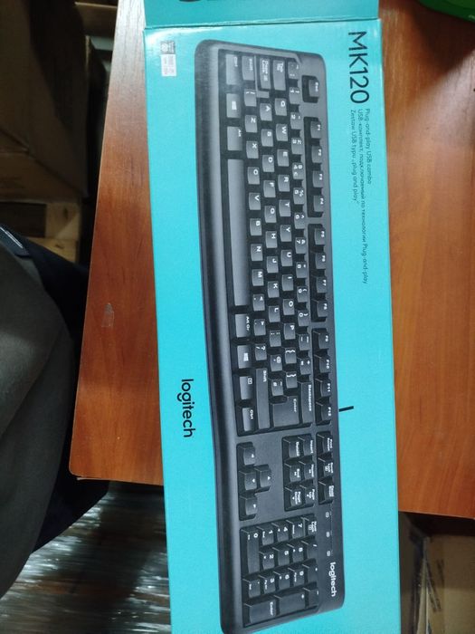 Клавіатура + мишь Logitech mk 120