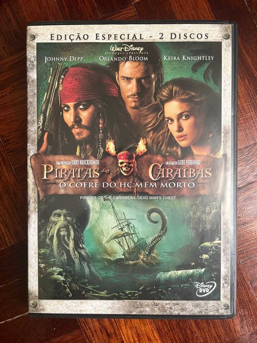 DVD Piratas das Caraíbas (Verbinski, 2006 - 07)