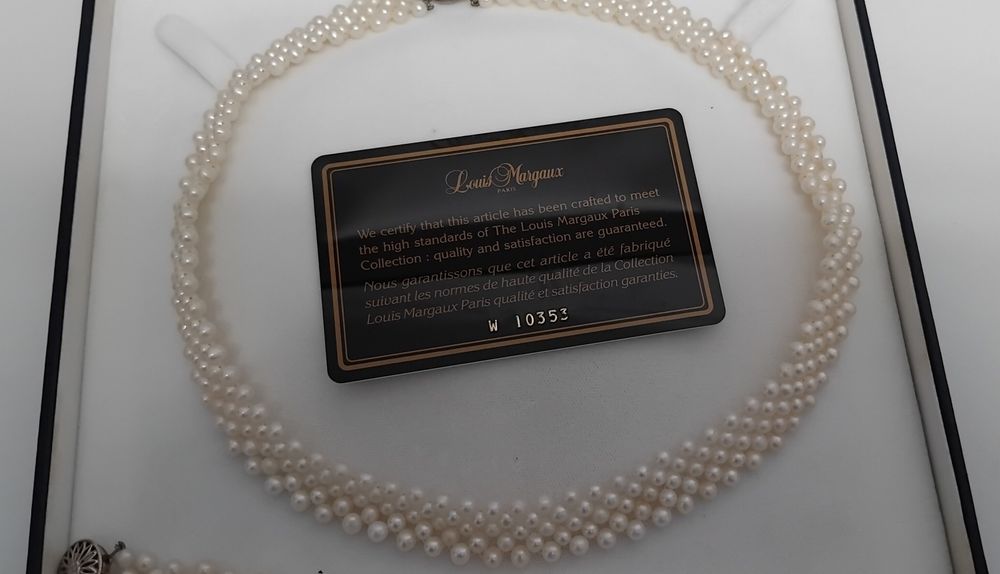 Colar e Pulseira de Pérolas