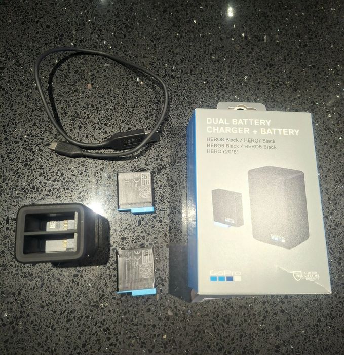 Carregador GoPro 8 + 2 Baterias