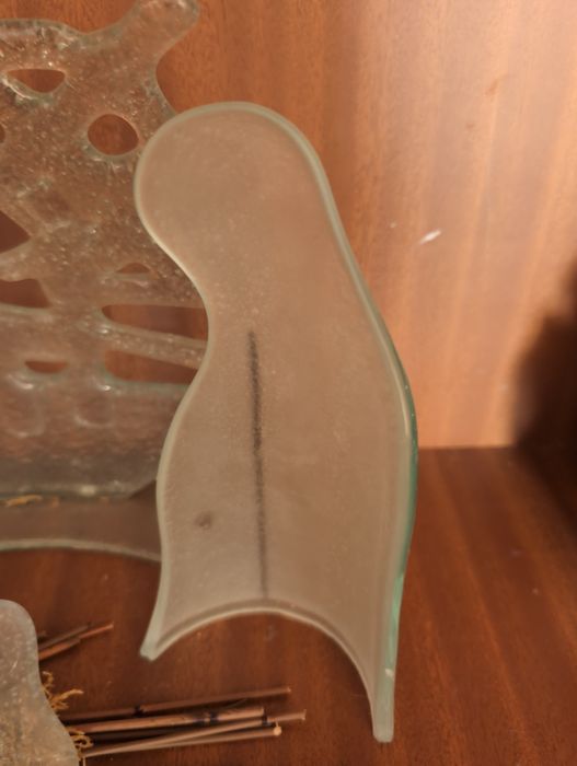 Presépio minimalista em vidro