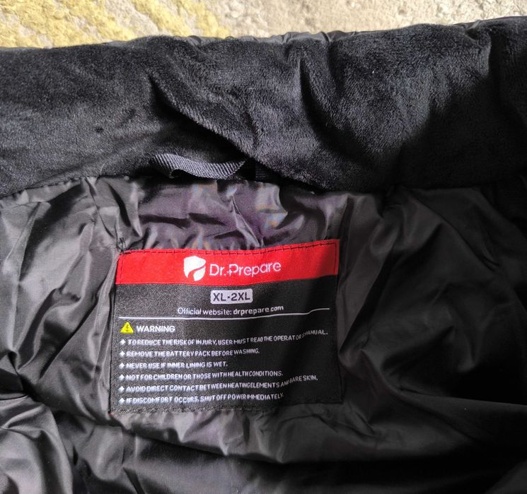 DR.PREPARE Kamizelka podgrzewana dla mężczyzn