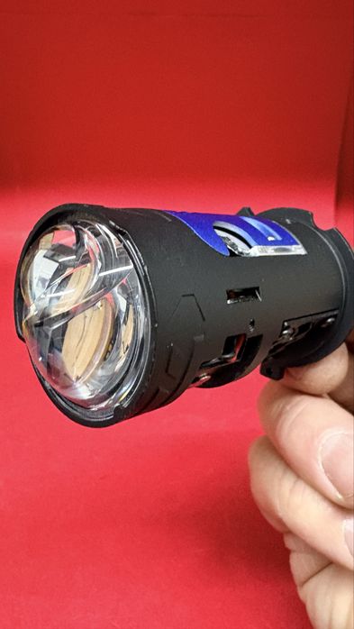 Міні LED лінза GS-100 /50/80W/6000K/Лазерний дальній/Легко встановити!