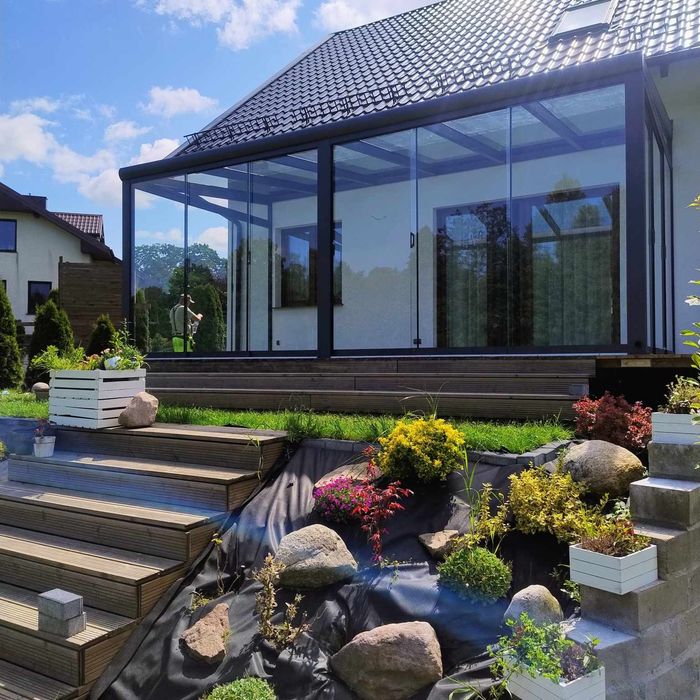 Ogród zimowy, pergola, zadaszenie aluminiowe wiata samochodowa