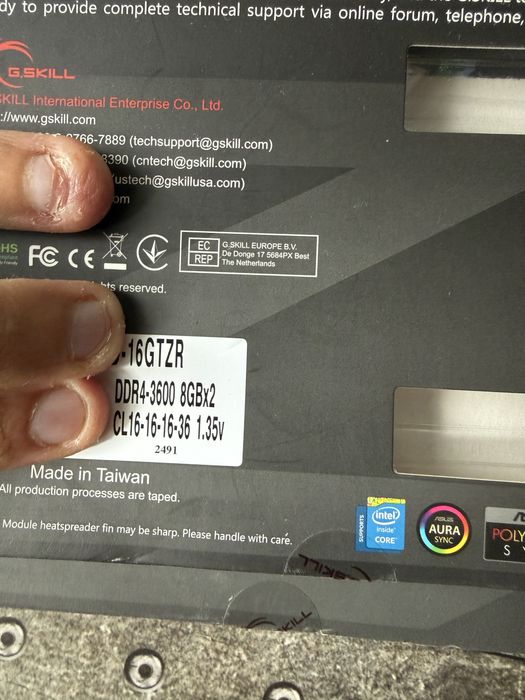 Intel Core i9-10900K / 32GB RAM Trident Z 3600 MHz / Motherboard MSI MAG B560 Torpedo64738934281730123