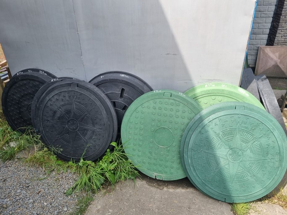 Люки каналізаційні, дренажні, дорожні. Лотки, труби, кільця.