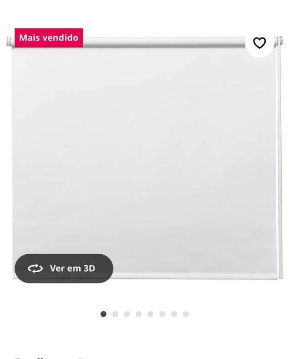 Estore de rolo branco ikea