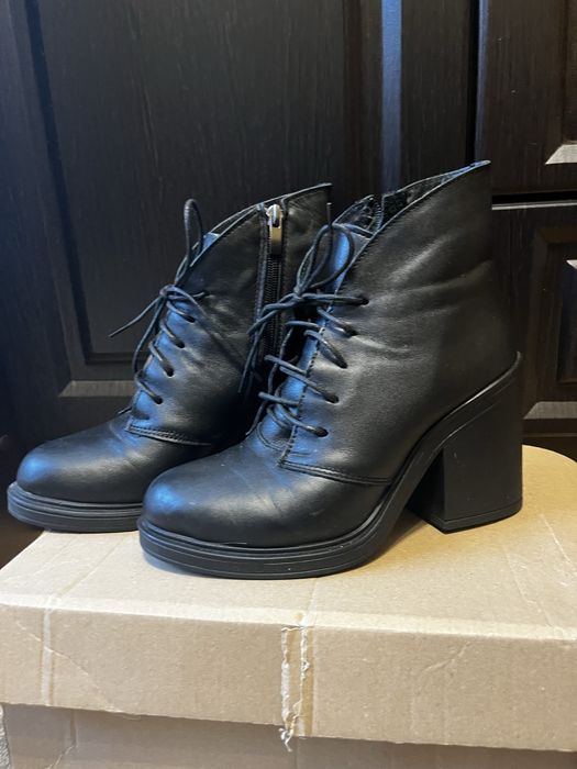 Черевички зимові жіночі натуральні шкіра 37 розмір