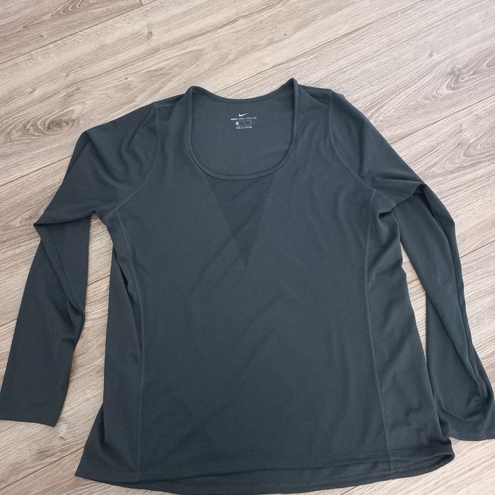 firmowa koszulka z długim rękawem-NIKE-XL