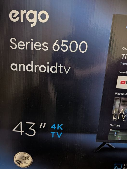 Телевізор Ergo 43GUS6500, 43"