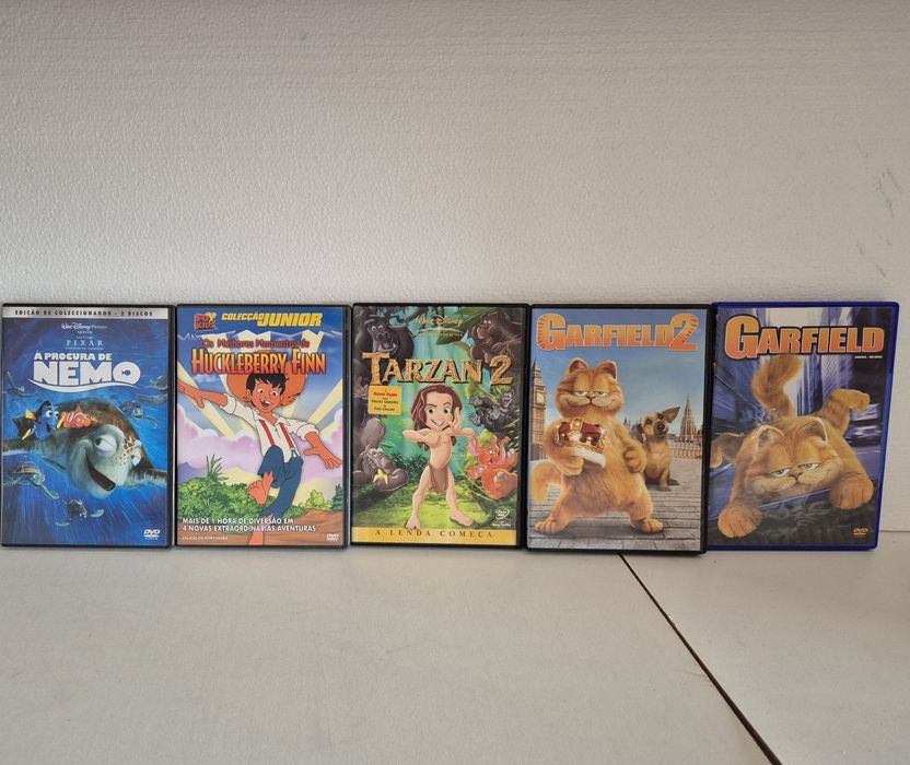 DVDs diversos,incluindo infantis