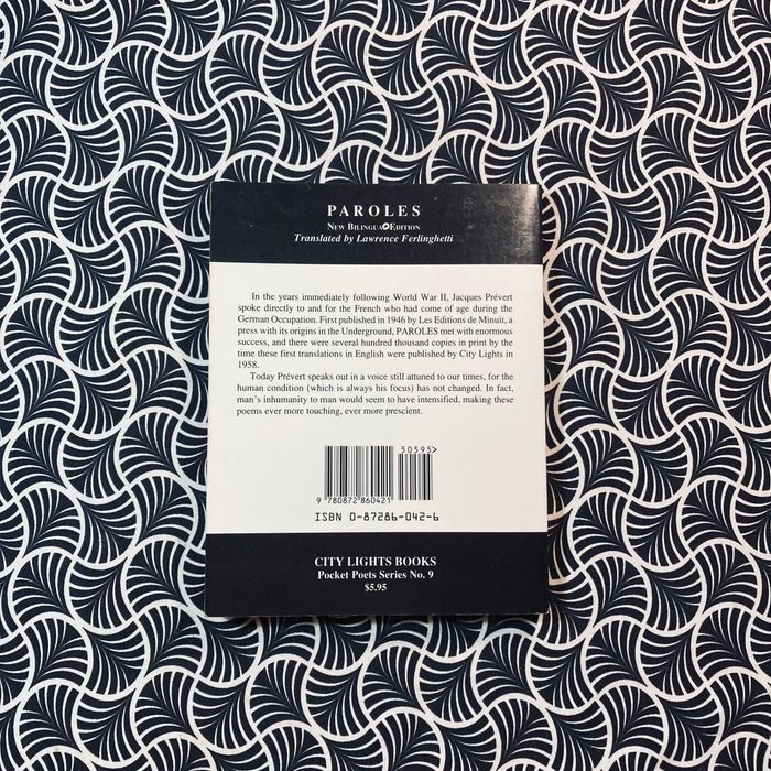 Paroles (bilingual edition eng-fr) - Jacques Prévert