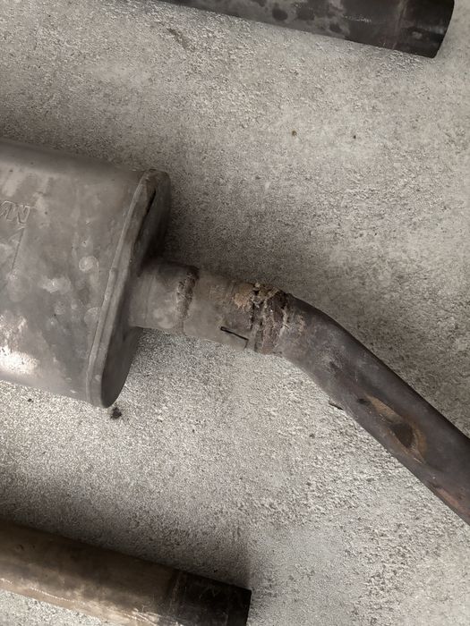 Linha com downpipe e panela final