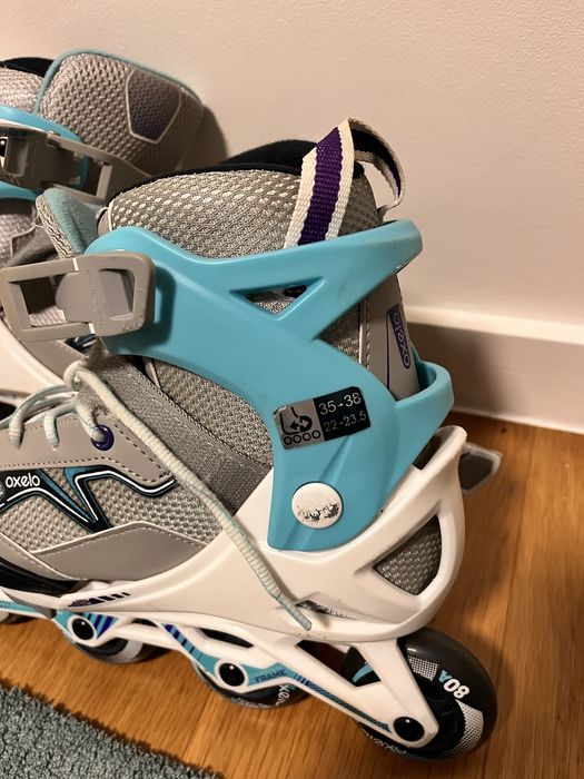 Patins em linha ajustaveis tamanho 35-38 marcola Oxelo