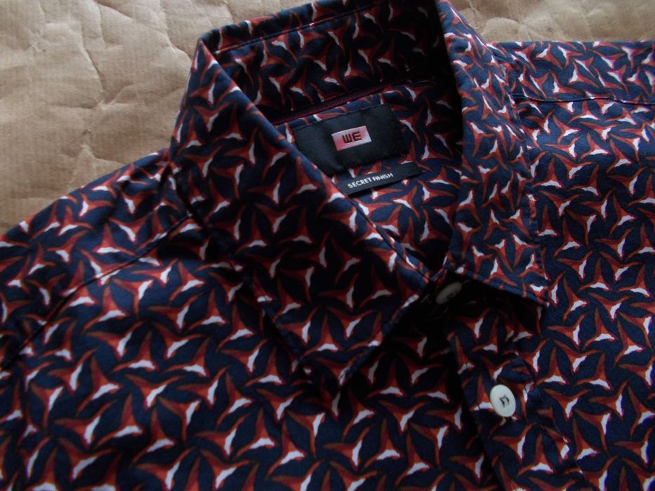 -S- WE FASHION Premium Designerska Koszula Męska S 38 cm Holandia