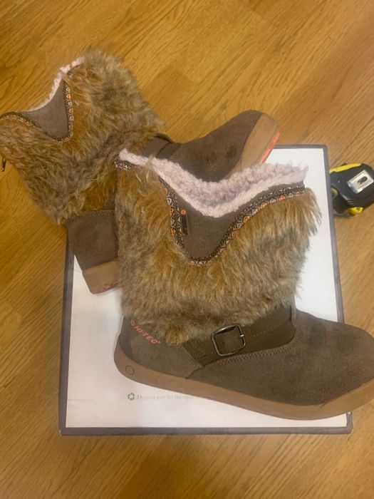 Сапоги HI-TEC  натуральная замша по стельке до 23 см﻿