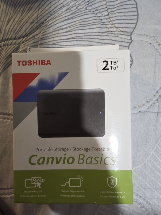 Dysk przenośny zewnętrzny Toshiba 2TB