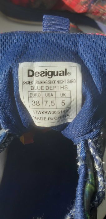 Desigual buty sportowe damskie r. 38 kolorowe wygodne
