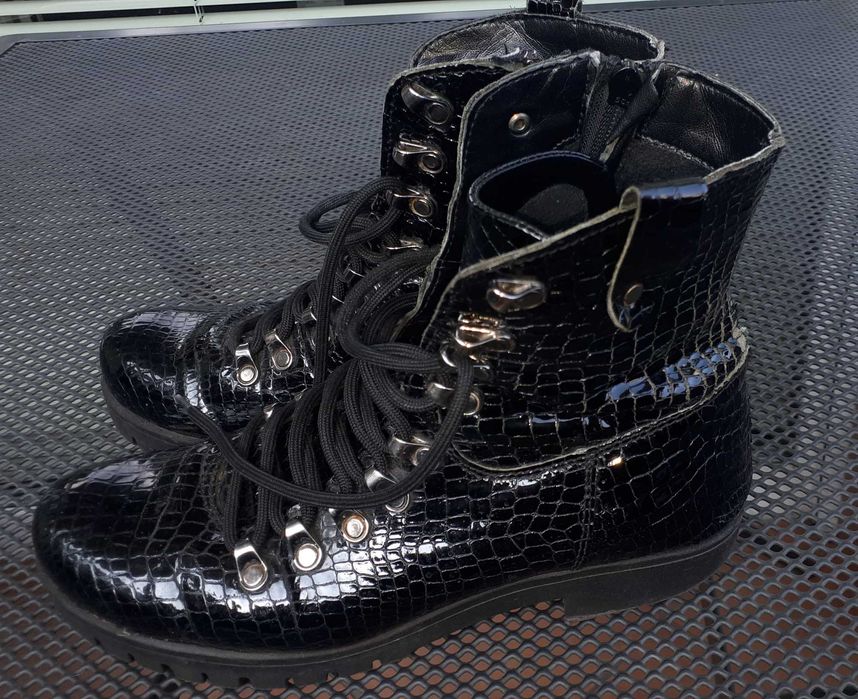 Buty / botki włoska skóra naturalna