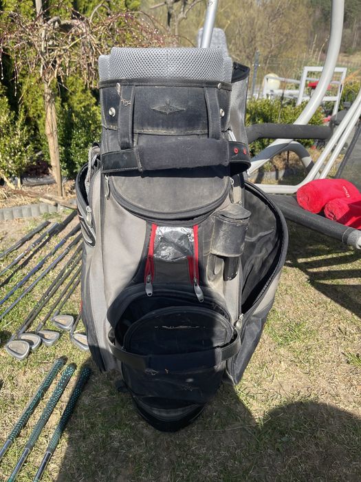 Kije golfowe+ torba+ chwytak