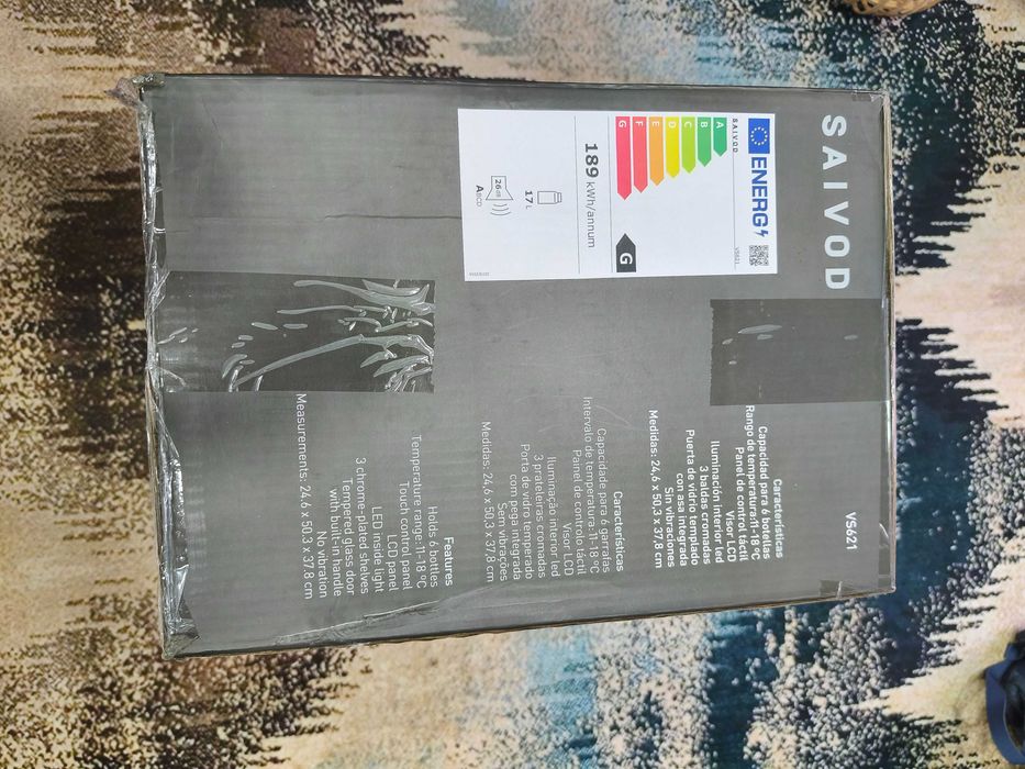 Garrafeira Saivod VS621 (6 Garrafas) – Nova / Selada