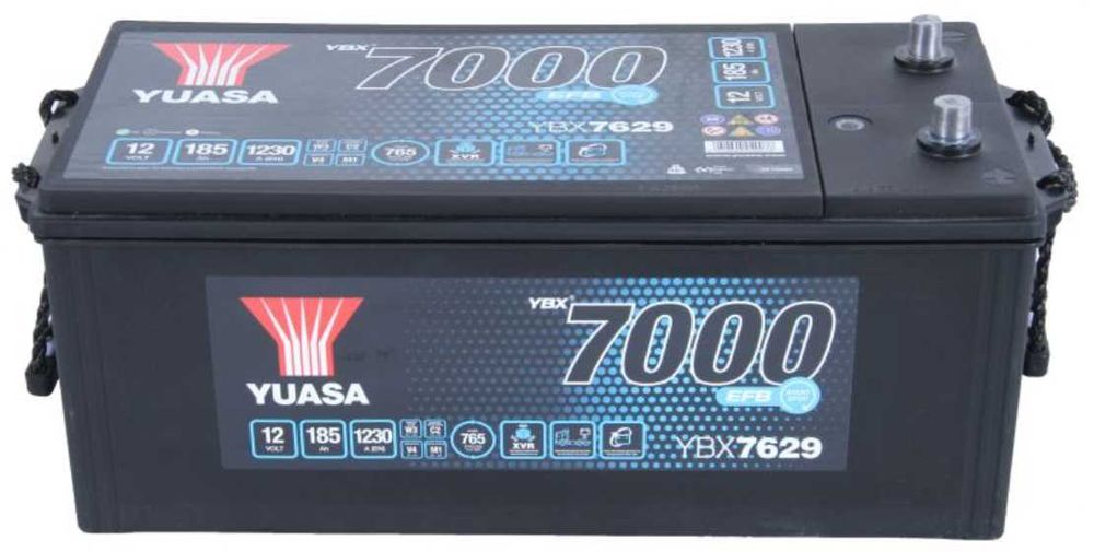 Akumulator YBX7629 YUASA 185AH 1230A L+ Radom- Dostawa-cały kraj
