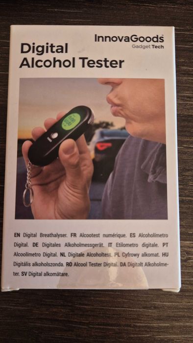 Alcoolímetro Digital Novo e Embalado