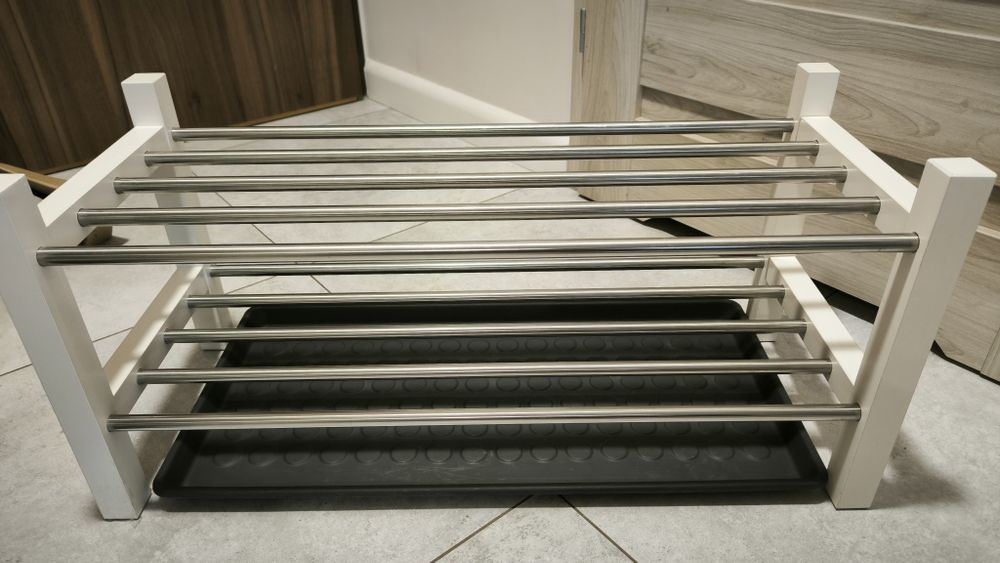 Stojak na buty biały IKEA Tjusig