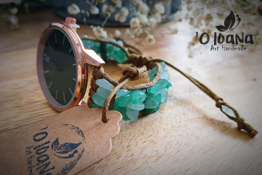 Zegarek handmade awenturyn