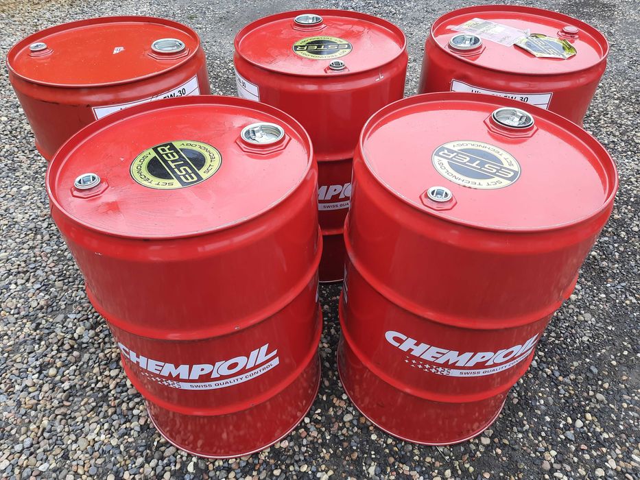 Beczki  60l. 60 l. beczka po oleju stan bdb.