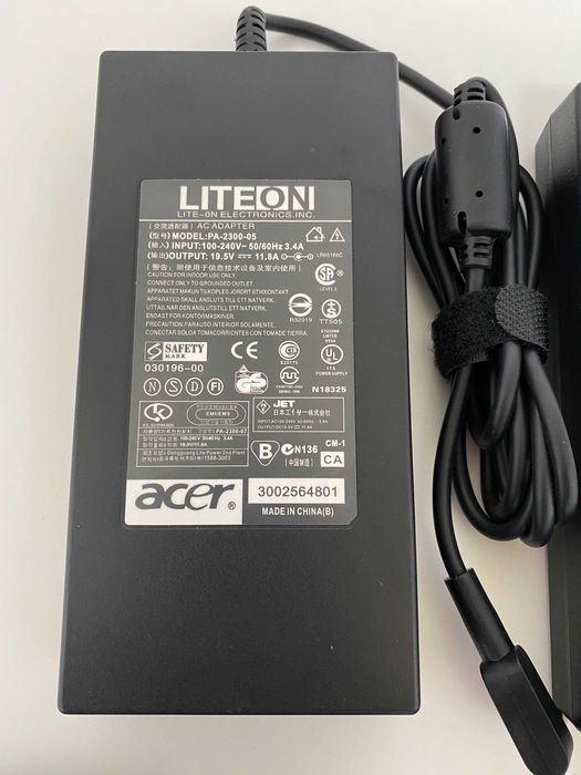 Блок живлення для ноутбука Acer 230W 19.5V 11.8A 5.5*1.7мм і інші