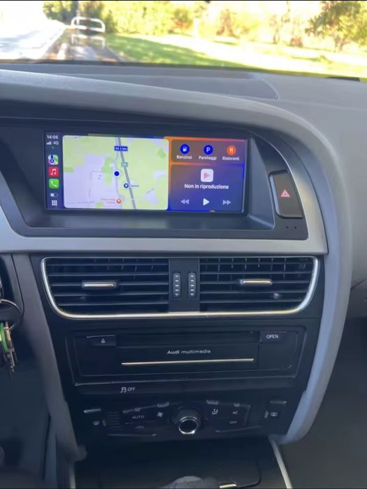 Rádio Audi A5 Android 14 com GPS 4/64GB RAM/ROM (Novo)