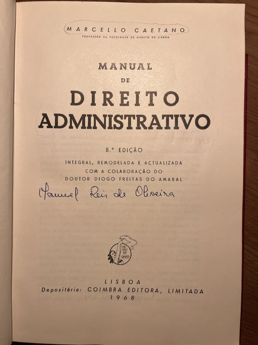 Manual de Direito Administrativo (Marcello Caetano)
