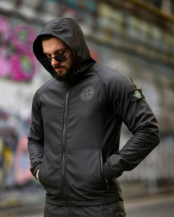 зимовий чоловічий костюм softshell | куртка + штани