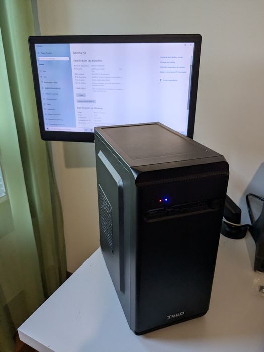 Computador pc desktop m-torre Ryzen 5500 16Gb GTX1050ti novo garantia