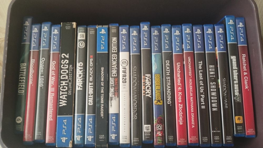 Продам на PS4 23 гри