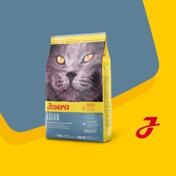 -20% JOSERA Leger 10кг Корм для малоактивних котів. Йозера Ліже